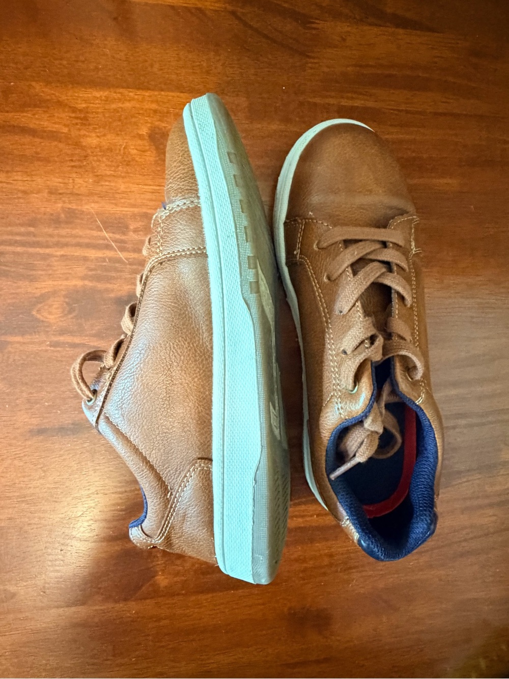 Arche Kids Dress Shoes in Brown with White Soles